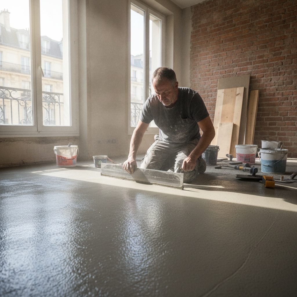 Agence Google Ads béton ciré et sols décoratifs – illustration