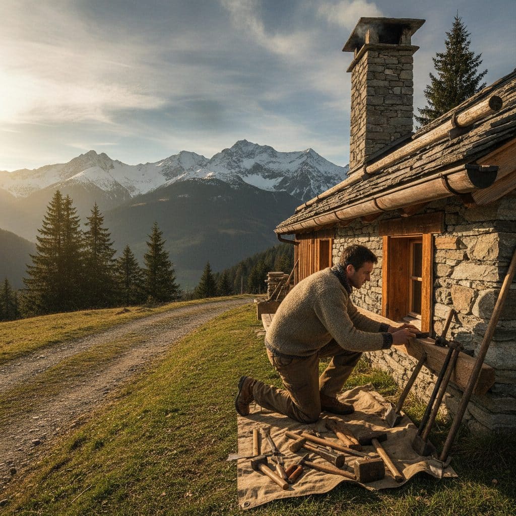 Agence Google Ads chalets de montagne – illustration