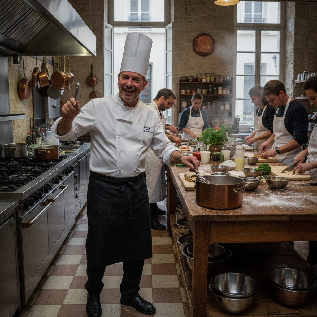 Agence Google Ads cours de cuisine grand chef – illustration