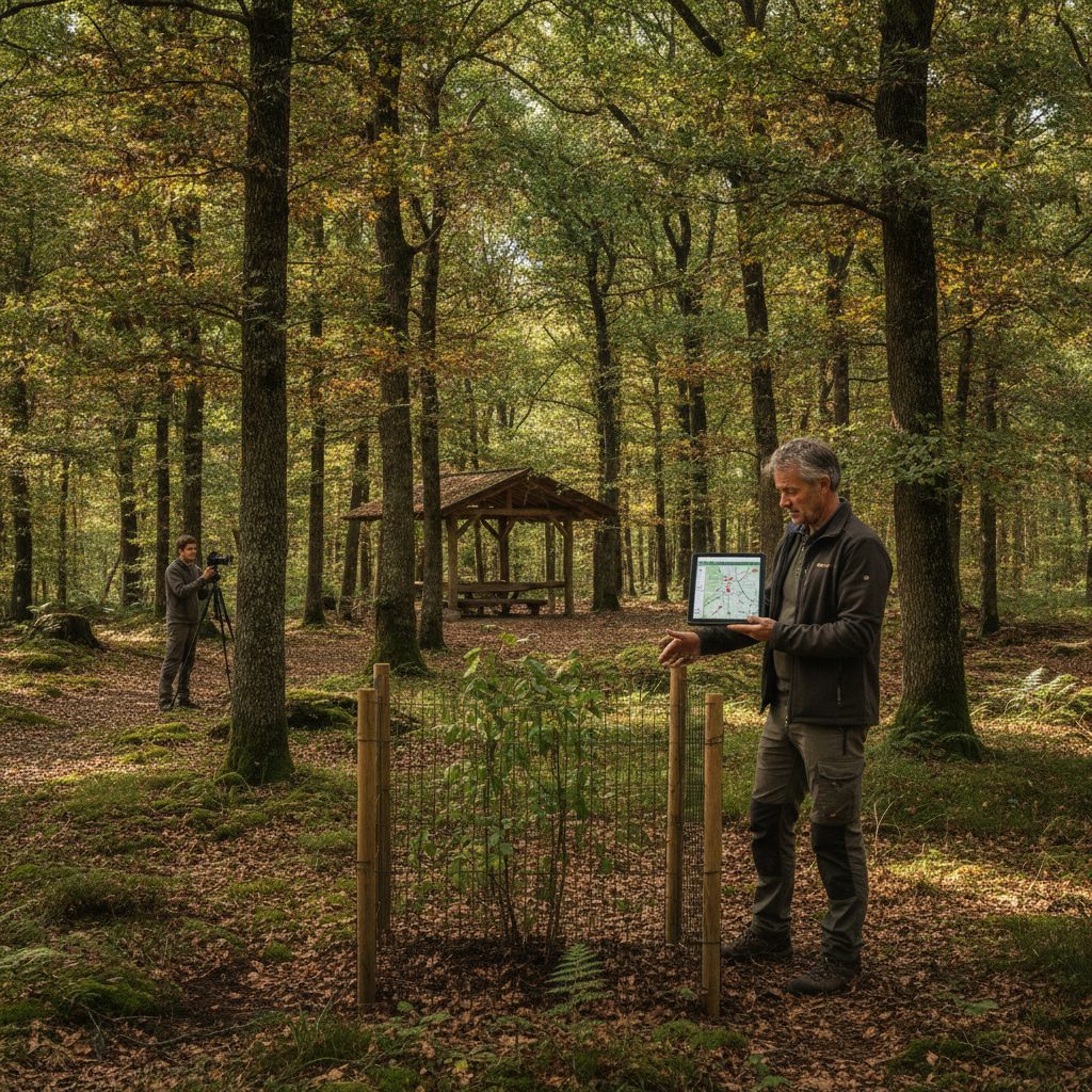 Agence Google Ads forêt funéraire – illustration