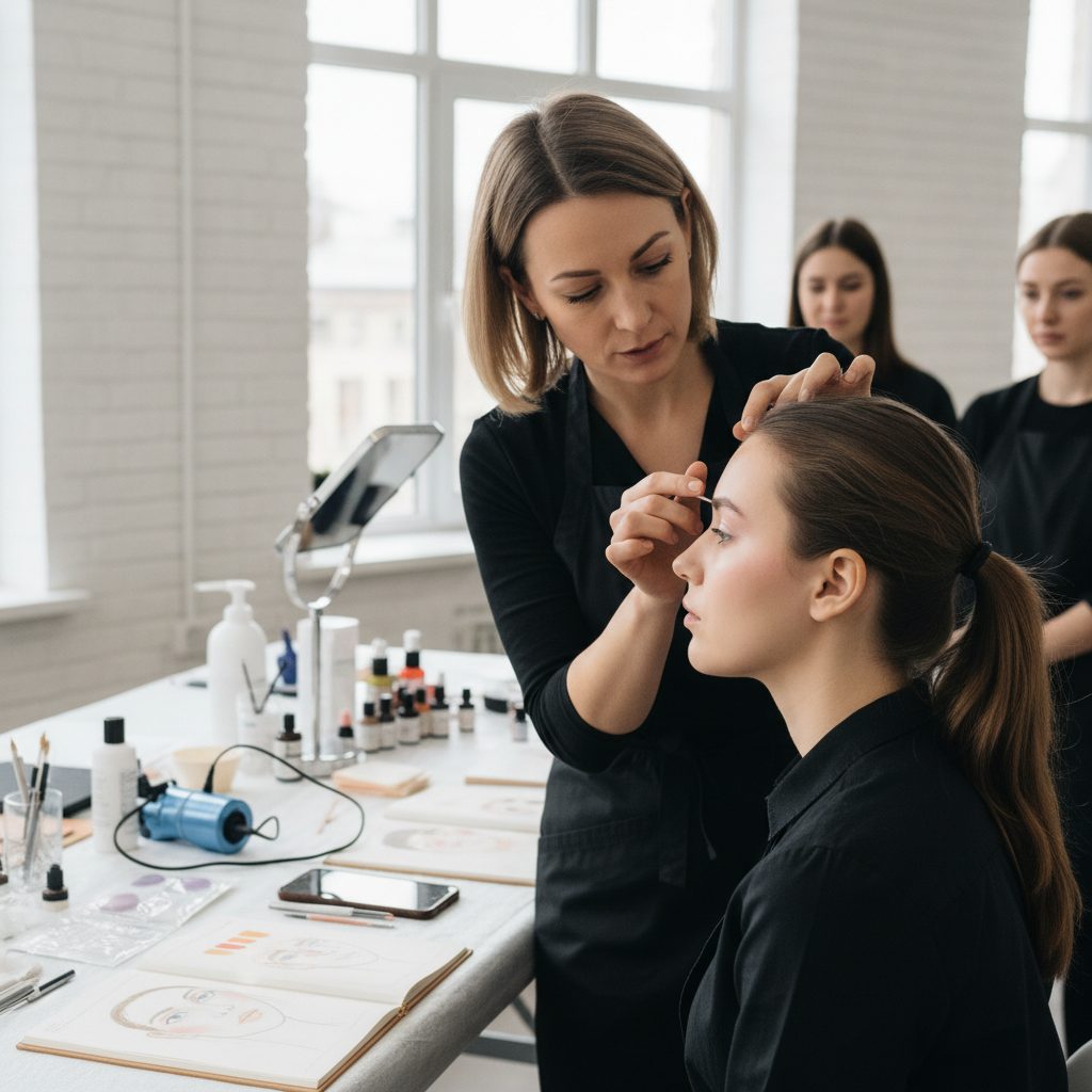 Agence Google Ads formation maquillage permanent – illustration