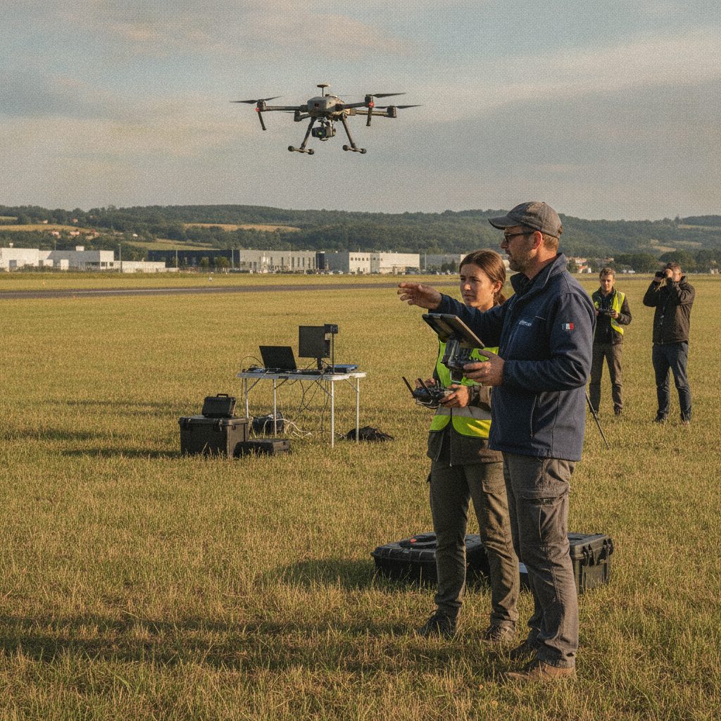 Agence Google Ads formation pilotage de drone professionnel – illustration
