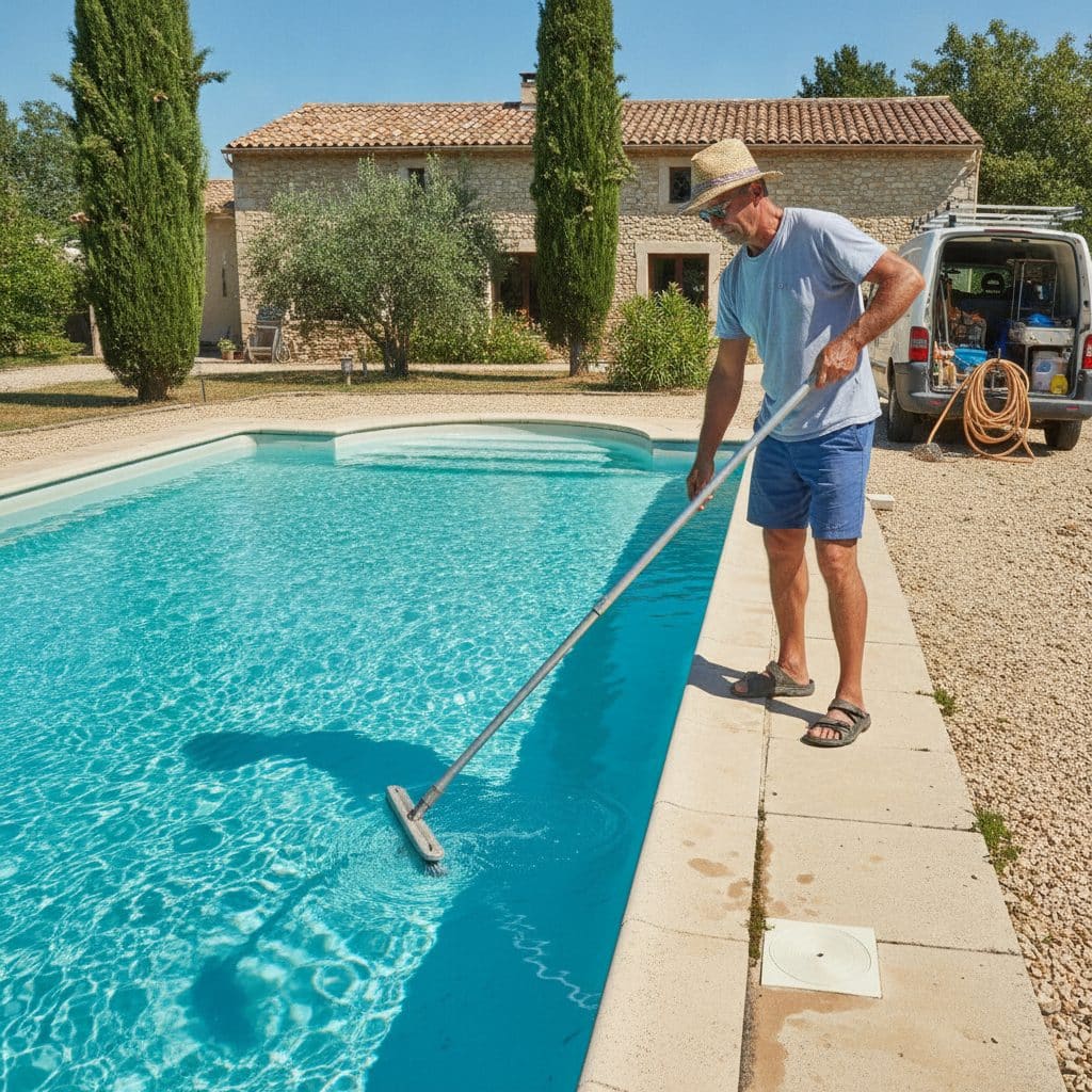 Agence Google Ads nettoyage et entretien piscine – illustration
