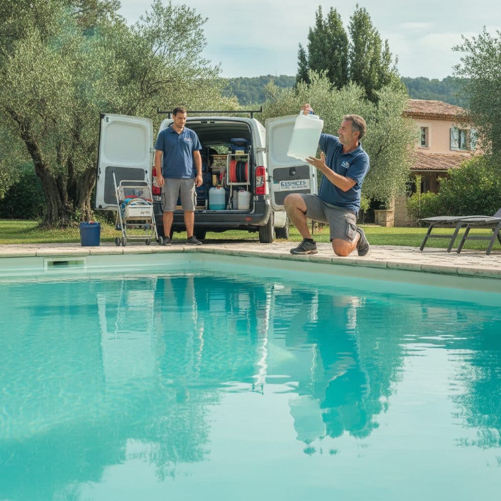 Agence Google Ads nettoyage et entretien piscine – illustration
