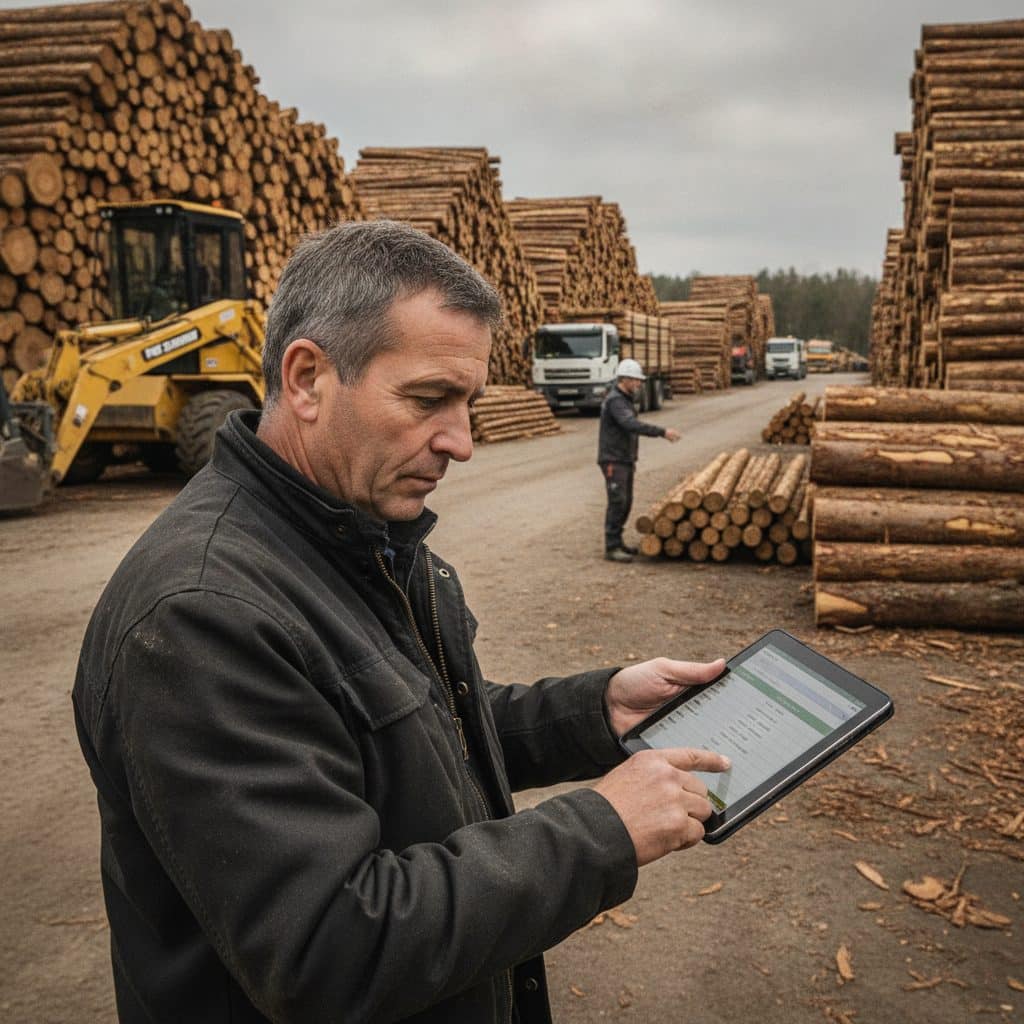 Agence Google Ads producteur de bois – illustration