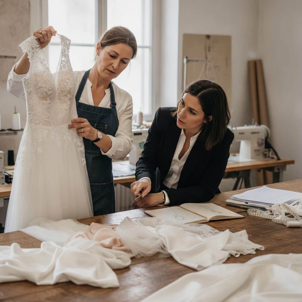 Agence Google Ads robe de mariée sur-mesure – illustration