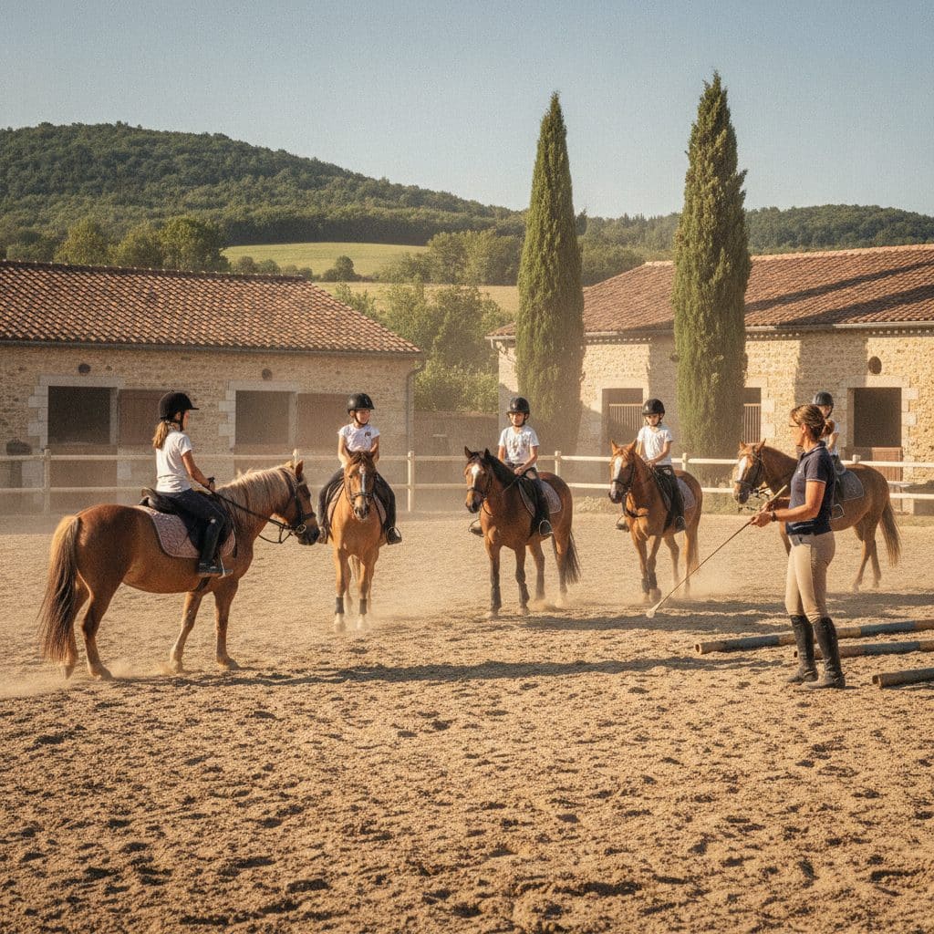 Agence Google Ads stage équitation – illustration