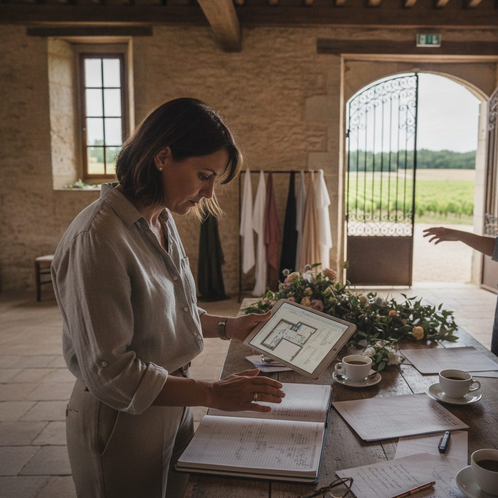 Agence Google Ads wedding planner & domaines de réception mariage – illustration